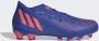 Adidas Predator Edge.3 Gras Kunstgras Voetbalschoenen (MG) Blauw Rood - Thumbnail 2