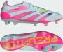 Adidas Predator Elite Gras Voetbalschoenen (FG) Lichtblauw Roze Geel - Thumbnail 2