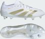Adidas Predator Elite Gras Voetbalschoenen (FG) Wit Goud - Thumbnail 2