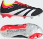 Adidas predator elite fg j Voetbal schoen firm ground jongens Black Black White - Thumbnail 3