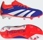 Adidas Predator Elite Gras Voetbalschoenen (FG) Kids Blauw Wit Rood - Thumbnail 3