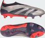 Adidas Predator Elite Veterloze Gras Voetbalschoenen (FG) Zilver Zwart Roze - Thumbnail 2