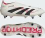 Adidas Predator Elite Veterloze IJzeren-Nop Voetbalschoenen (SG) Wit Zwart Rood - Thumbnail 2