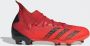 Adidas Predator Freak.3 Firm Ground Voetbalschoenen Red Core Black Solar Red Dames - Thumbnail 4