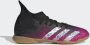 Adidas Kids adidas Predator Freak.3 Zaalvoetbalschoenen (IN) Kids Zwart Wit Roze - Thumbnail 1