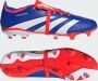 Adidas Perfor ce Predator League Fold-Over Tongue Firm Ground Voetbalschoenen Unisex Blauw - Thumbnail 4