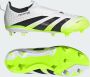 Adidas Perfor ce Predator League Laceless Firm Multi-Ground Voetbalschoenen Kinderen Wit - Thumbnail 3