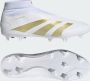 Adidas Perfor ce Predator League Veterloze Firm Ground Voetbalschoenen Wit - Thumbnail 4