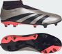 Adidas Predator League Laceless FG Platinum Metallic Aurora Black Turbo Platinum Metallic Aurora Black Turbo - Thumbnail 4