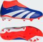 Adidas Predator League Laceless FG Junior Lucid Blue Cloud White Solar Red- Lucid Blue Cloud White Solar Red - Thumbnail 5