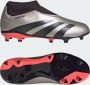 Adidas Predator League Laceless FG Junior Platinum Metallic Aurora Black Turbo Platinum Metallic Aurora Black Turbo - Thumbnail 3