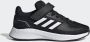 Adidas Runfalcon 2.0 Schoenen Core Black Cloud White Silver Metallic Kind - Thumbnail 4