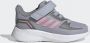Adidas Perfor ce Run Falcon Baby's Halo Silver Super Pop Grey Three - Thumbnail 4