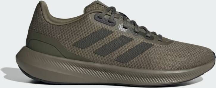 Adidas Performance Runfalcon 3.0 hardloopschoenen olijfgroen zwart - Foto 6