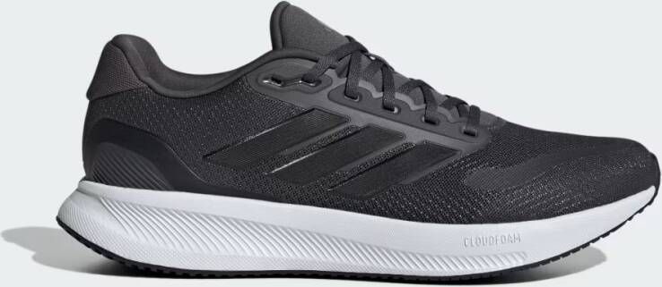 Adidas Performance Runfalcon 5 hardloopschoenen grijs zwart wit - Foto 4
