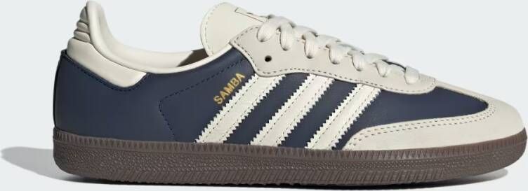 Adidas Samba Dames Schoenen Blauw Maat: 36 2 3 Leer Foot Locker - Foto 3