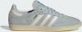 Adidas Originals Samba OG Wonder Silver Chalk White Off White- Wonder Silver Chalk White Off White - Thumbnail 5