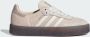 Adidas Originals Beige Leren Sneakers met Rubberen Zool Beige Dames - Thumbnail 3