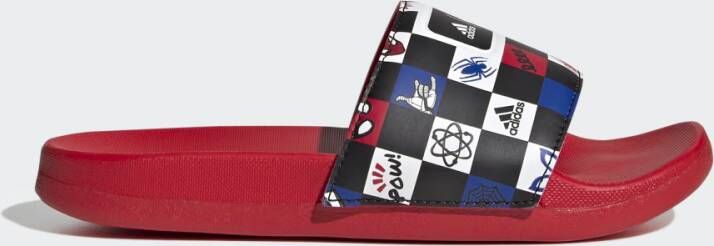 Adidas Sportswear x Disney adilette Comfort Spider-Man Slippers Kinderen Zwart - Foto 4