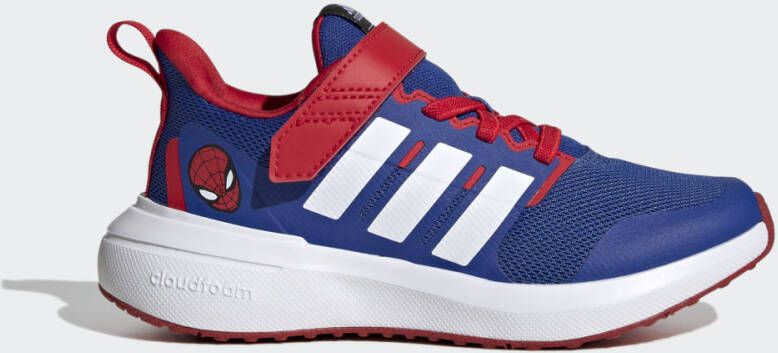 Adidas Sportswear adidas x Marvel FortaRun Spider-Man 2.0 Cloudfoam Sport Schoenen met Veters en Klittenband