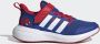 Adidas Sportswear x Marvel FortaRun Spider- 2.0 Cloudfoam Sport Running Schoenen met Elastische Veters en Klittenband Kinderen Blauw - Thumbnail 2