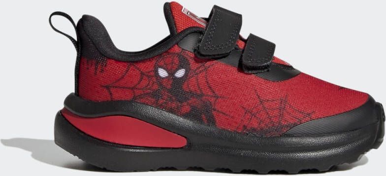 Adidas x Marvel Spider Man FortaRun Schoenen Vivid Red Core Black Cloud White Kind - Foto 5