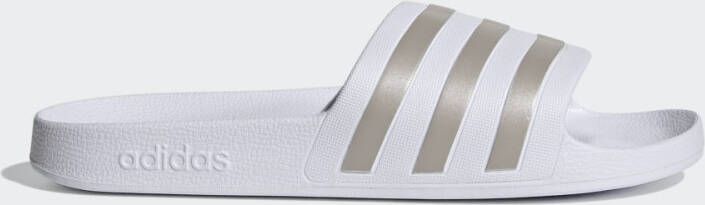 Adidas adilette Slippers en Sandalen Wit 2 3 Mesh Synthetisch - Foto 6
