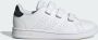Adidas Advantage Kid Wit Sneakers met Klittenband - Thumbnail 2