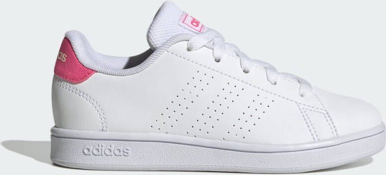 Adidas Sportswear Advantage sneakers wit roze Jongens Meisjes Imitatieleer 36 2 3 - Foto 6