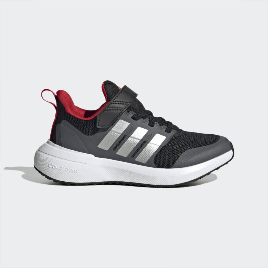 Adidas Sportswear FortaRun 2.0 Cloudfoam Schoenen met Elastische Veters en Klittenband Kinderen Zwart - Foto 6