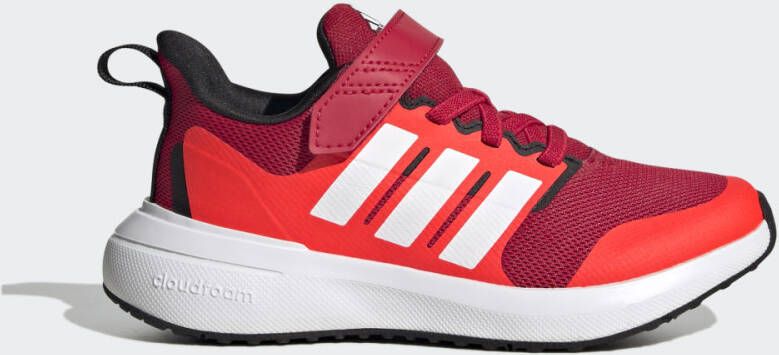 Adidas Sportswear FortaRun 2.0 Cloudfoam Schoenen met Elastische Veters en Klittenband Kinderen Rood - Foto 3