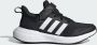 Adidas Sportswear FortaRun 2.0 Cloudfoam Schoenen met Elastische Veters en Klittenband Kinderen Zwart - Thumbnail 4
