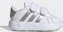 Adidas Sportswear Grand Court 2.0 sneakers wit matzilver Imitatieleer 20 - Thumbnail 2