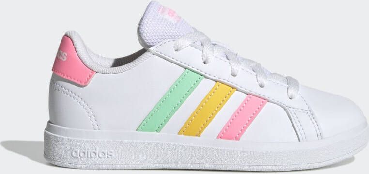 Adidas Sportswear Grand Court Lifestyle Tennis Lace-Up Schoenen Kinderen Wit - Foto 6