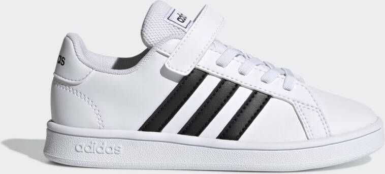 Adidas Originals Kinder gympen met klittenbandsluiting en elastische veters Grand Court Wit - Foto 15