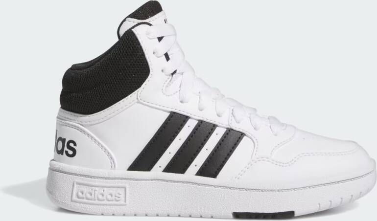 Adidas Originals Hoops 3.0 sneakers wit zwart Jongens Meisjes Imitatieleer 36 2 3 - Foto 5