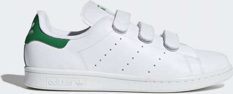 Adidas Witte Sneakers Hoogwaardig Leer Comfortabele Stoffen Voering Duurzame Rubberen Zool Wit Unisex - Foto 6