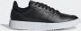 Adidas Originals Supercourt Sneakers Sport Casual Schoenen Leer Zwart EE7727 - Thumbnail 4