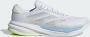 Adidas Performance Supernova Stride 2 hardloopschoenen wit blauw geel - Thumbnail 4