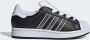 Adidas Superstar Kindersneakers Zwart 2 3 Mesh Synthetisch - Thumbnail 2