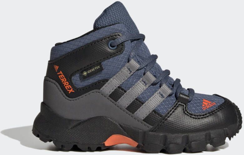 Adidas Terrex Junior's Terrex GTX Mid Wandelschoenen blauw zwart - Foto 3