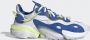 Adidas Originals TORSION X Boost Heren Sneakers Sport Casual Schoenen Wit-Blauw EG0589 - Thumbnail 3