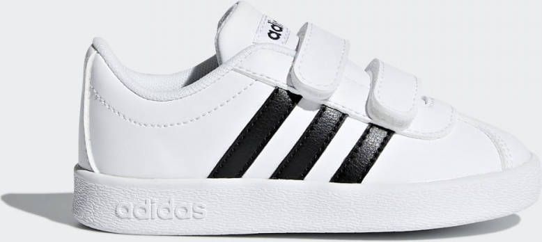 Adidas vl court 2.0 sneakers zwart wit baby kinderen - Foto 6