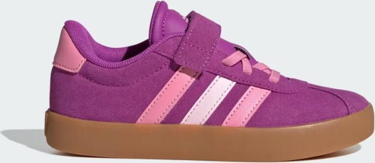 Adidas Kid's VL Court 3.0 VC Sneakers maat 10K purper - Foto 3