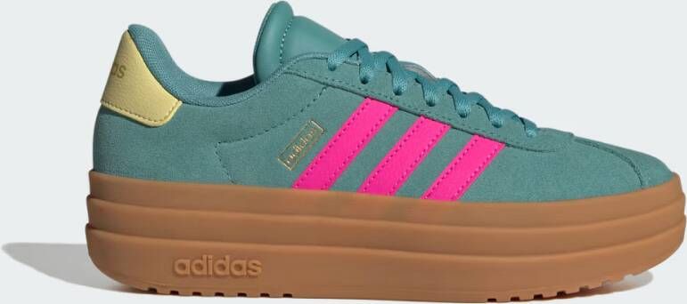 Adidas Vl Court Bold Unisex Schoenen Teal Maat: 36 2 3 Leer Foot Locker
