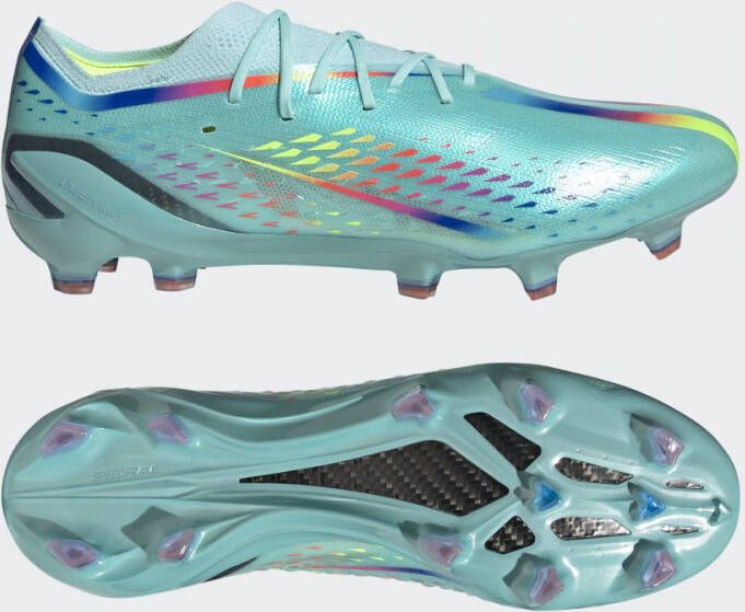 Adidas X Speedportal.1 Gras Voetbalschoenen (FG) Blauw Rood Geel - Foto 3