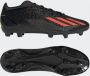 Adidas X SPEEDPORTAL.2 Firm Ground Voetbalschoenen Core Black Solar Red Solar Green Dames - Thumbnail 4