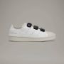Y-3 Hook-And-Loop Lage Top Leren Sneakers White - Thumbnail 2