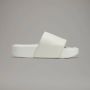 Y-3 Leather platform slides White - Thumbnail 2