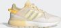 Adidas Originals ZX 2K Boost Pure Schoenen Wonder White Orange Tint Solar Gold Dames - Thumbnail 5